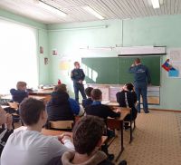 Пожарно-тактические учения на базе МКОУ Большеклочковская СОШ.